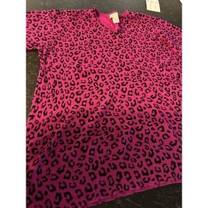 #33 Multiple Tunic Cheeta Animal Print Sweater
